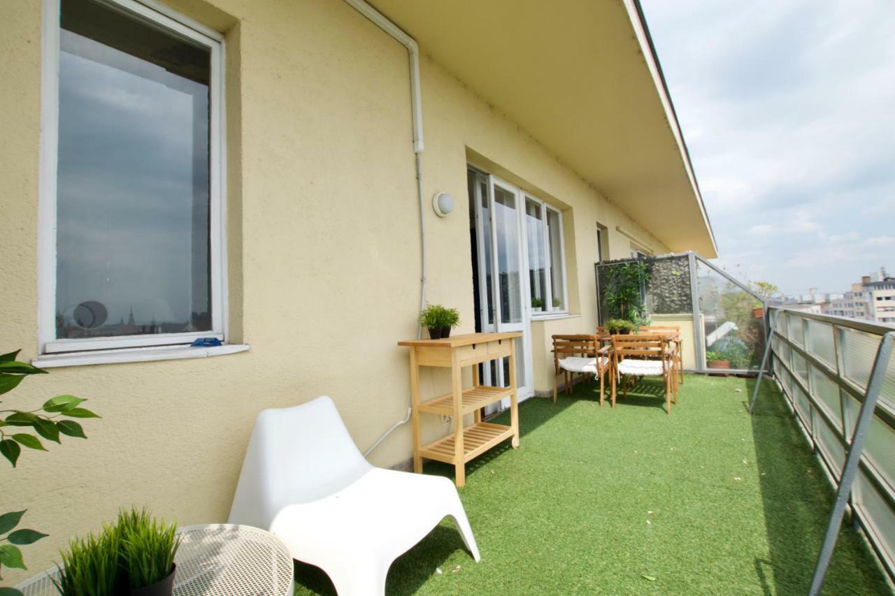 Standard Apartment By Hi5 - Incredible View With Terrace Budapest Exterior foto