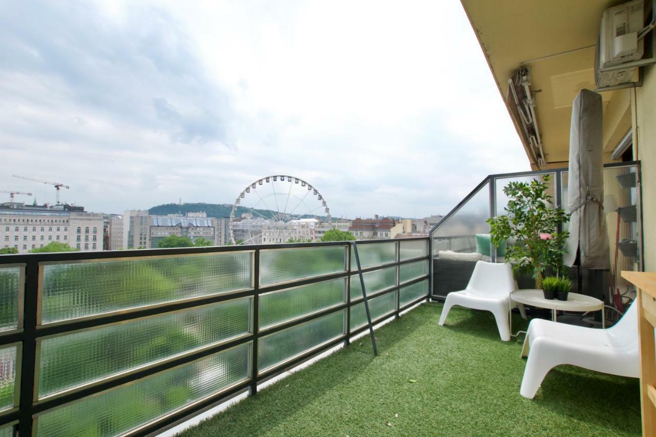 Standard Apartment By Hi5 - Incredible View With Terrace Budapest Exterior foto